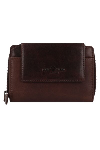 Greenburry Newport Geldbörse RFID Schutz Leder 14 cm