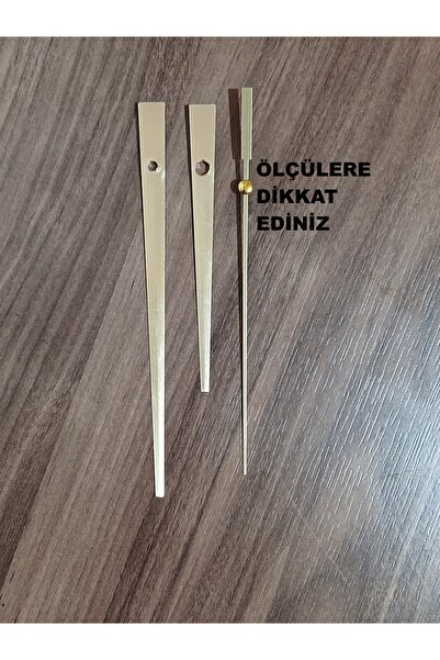 CNR SHOP Duvar Saati Mekanizması İçin Büyük Boy Akrep Yelkovan Saniye Seti GO...