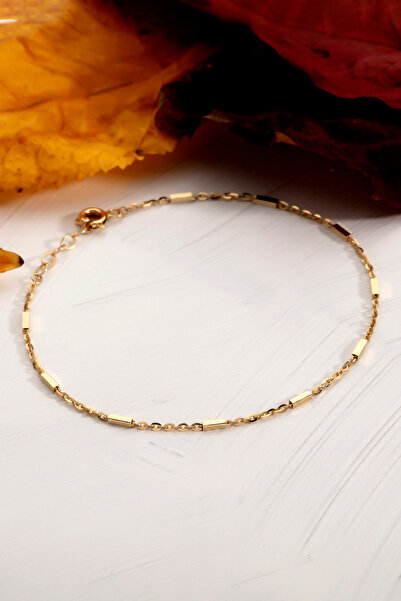 Ersöz Kuyumculuk 14 AYAR ALTIN İNCE PLAKA BİLEKLİK