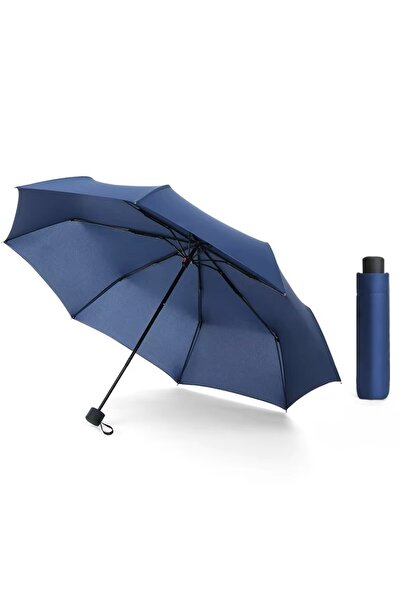 ELEVEN MARKETS Mini Çanta Boy Şemsiyesi Lacivert Şemsiye