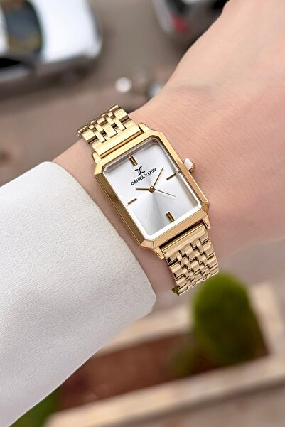 Daniel Klein Gold Renk 23 mm Kadın Kol Saati ve Hediye Bileklik