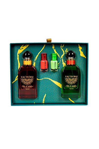 Eau Dubai SET CADOU PARFUM ARABESC UNISEX PARFUM 2X100 ML+2X6ML