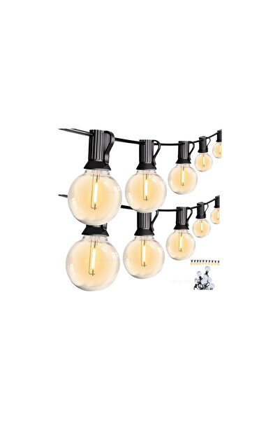 APF Ghirlandă LED, Lumină tip steag, 10 becuri, G40 E12, 5 m