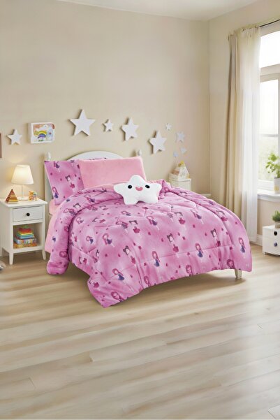 Roya home Ultrasoft Tek Kişilik 4parça UykuSeti(Oyuncak Hediyeli)