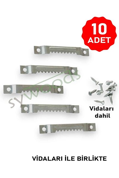 sywoods 10 Adet Timsah Çerçeve Tablo Askı Ve Vidaları