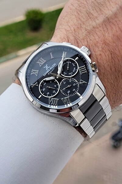 Daniel Klein Siyah Gri Renk Ayarlanabilir Kordonlu Fonksiyonlu Fonksiyonlu 45...