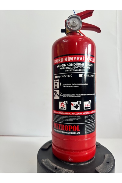 Genel Markalar Araç Yangın Söndürme Tüpü 1 Kg Yangın Tüpü