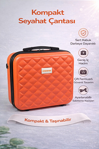 ORVO Міцна сумка для макіяжу та подорожей з твердою оболонкою – легка, водост...