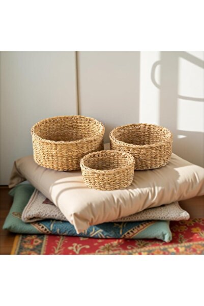 URALLAR HOME DESİGN YUVARLAK SEPET