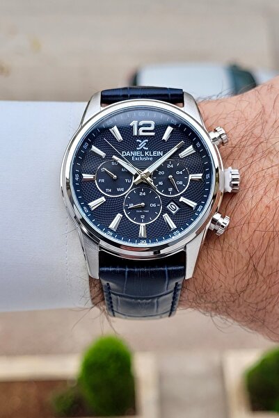 Daniel Klein Kasası Metalik Kordonu Lacivert Renk 2 Yıl Garantili 43 Mm Göste...