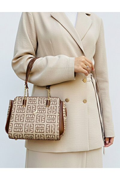 Çanta Trend حقيبة نسائية من ميامي بولو كلوب بخمسة أقسام مع حزام كتف وتفاصيل س...