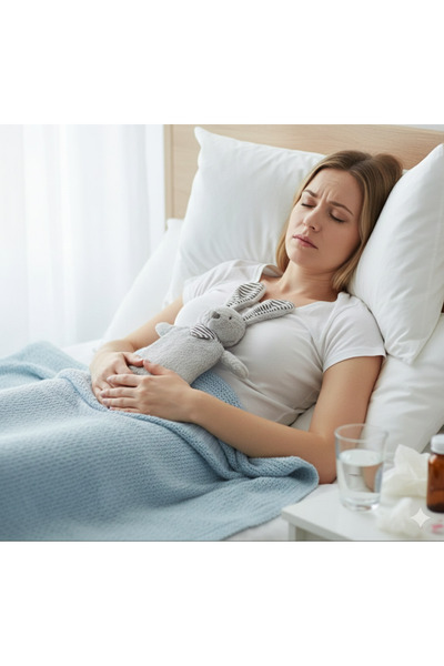 MİMOZA PARK Peluş Lux Çocuk Tavşan Kahramanlı Sıcak Su Torbası 1 Litre