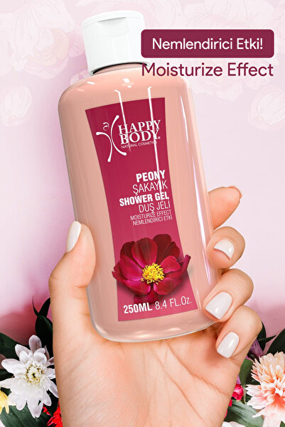 Happy Body Şakayık Kokulu Duş Ve Banyo Jeli 250ml - Nemlendirici Etki, Kalıcı...
