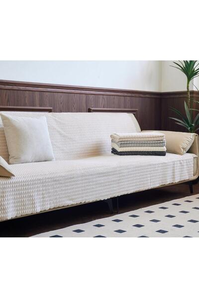 EJMEL Premium Sofa Cover 170X215 Thick Velvet Texture Pet-Friendly |   Sofa C...