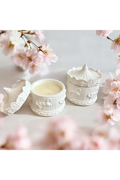 Light of Love Portakal Aromalı Atlı Karınca Mum