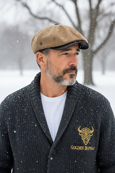 Golden Buffalo Yün Cashmere Kışlık Unısex 1. Sınıf Kasket, Şapka