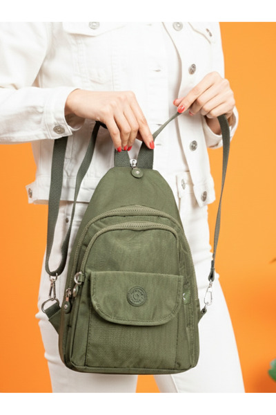 Çanta Trend حقيبة ظهر نسائية من القماش المقاوم للماء من Mega