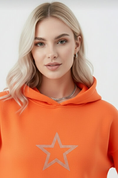 UNCİA OUTDOORS Little Star Sa deznom Ženska Oversize kroj majica udobnog kroj...