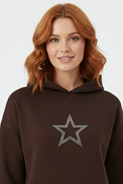 UNCİA OUTDOORS Little Star Sa deznom Ženska Oversize kroj majica udobnog kroj...