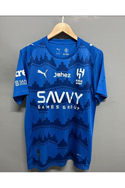 NO BRAND تيشيرت الهلال السعودي الأساسي أزرق