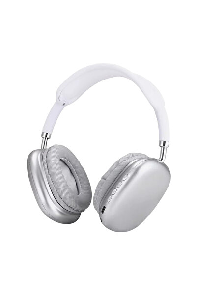 Choice Silver Wireless Bluetooth Headset Sports Gaming Headset Hifi Stereo No...