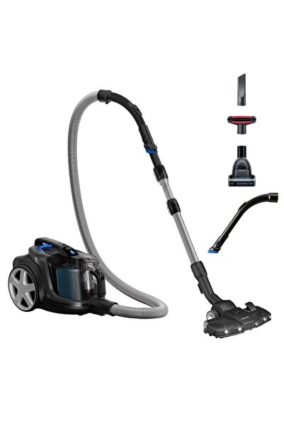 Philips Aspirator fara sac Seria 7000, tehnologie PowerCyclone 8, 900W, filtru alergenic H13,Negru
