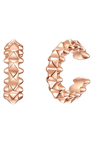 Lulu & Jane Modeschmuckohrklemmen Ohrklemme roségold