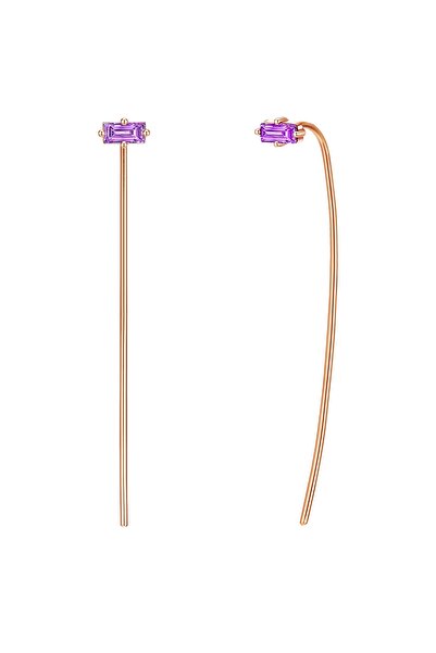 Glanzstücke München Silberohrhänger Ohrhänger Sterling Silber roségold Zirkon...