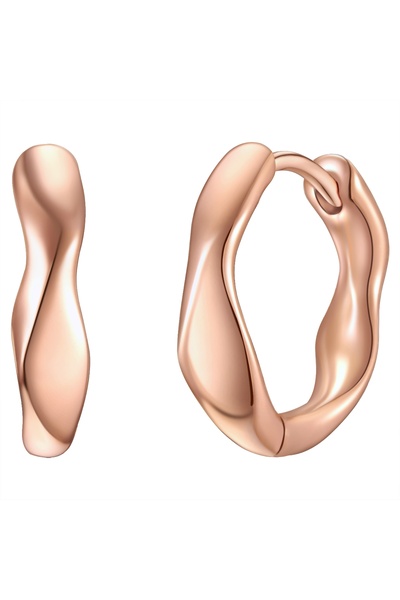 Glanzstücke München Silberohrcreolen Creolen Sterling Silber roségold