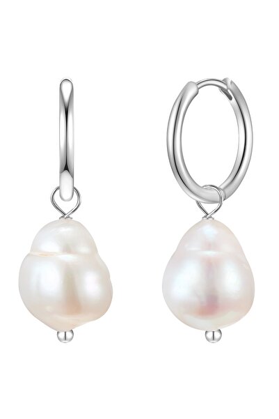 Glanzstücke München Silberohrcreolen Creolen Sterling Silber Süßwasser-Zuchtp...