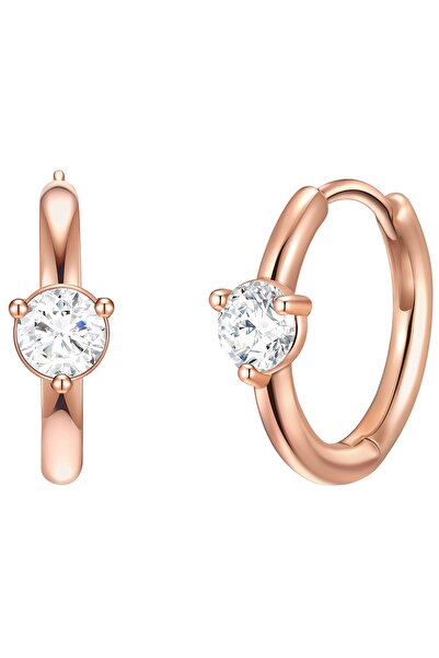 Lulu & Jane Ohrcreolen mit Kristallen von Swarovski® Creolen roségold verzier...