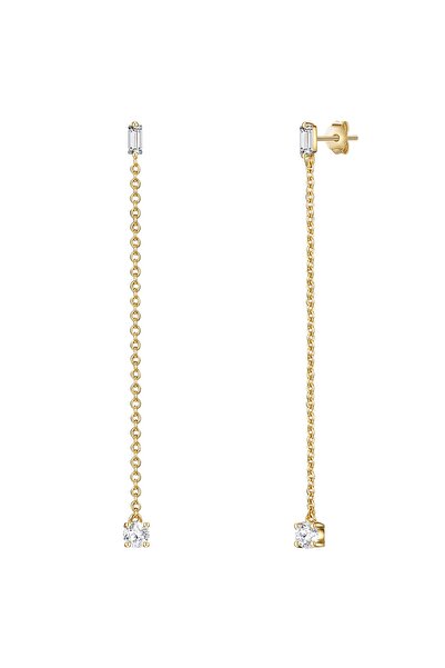 Glanzstücke München Silberohrhänger Ohrhänger Sterling Silber gelbgold Zirkon...