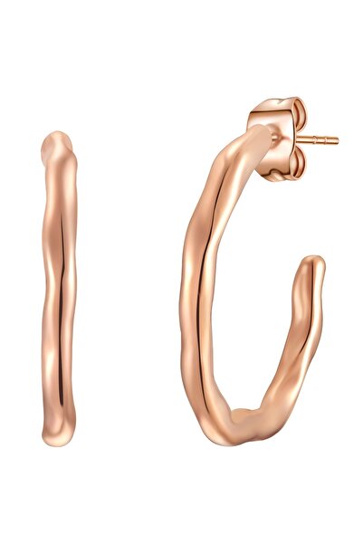 eastside Edelstahlohrcreolen Creolen Edelstahl roségold