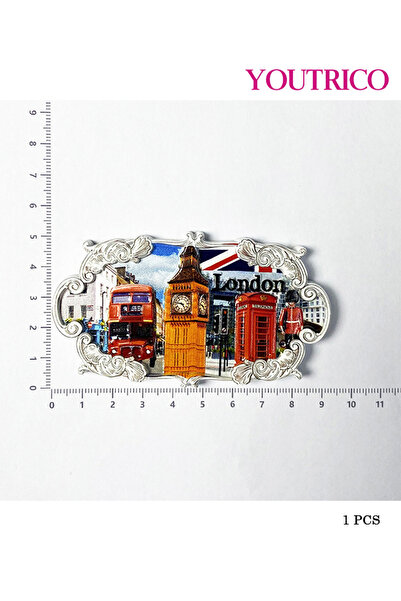 Youtrico قطعة واحدة من ملصقات مغناطيس الثلاجة ثلاثية الأبعاد المصنوعة من الرا...