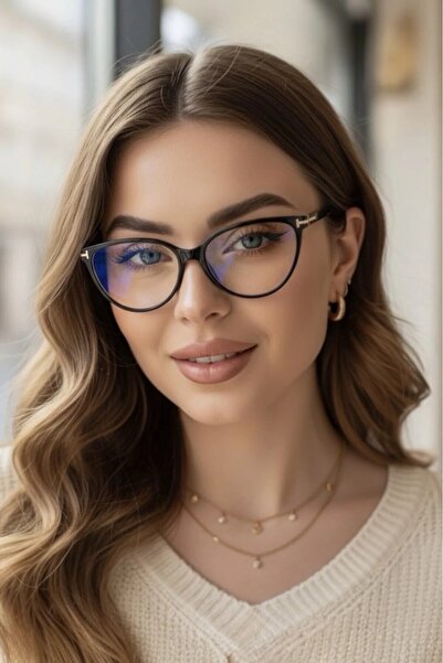 Olivier Philippe TF Siyah Cat Mavi Işık Korumalı Gözlük