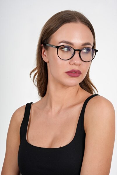 Olivier Philippe Black Round Blue Light Protective Glasses