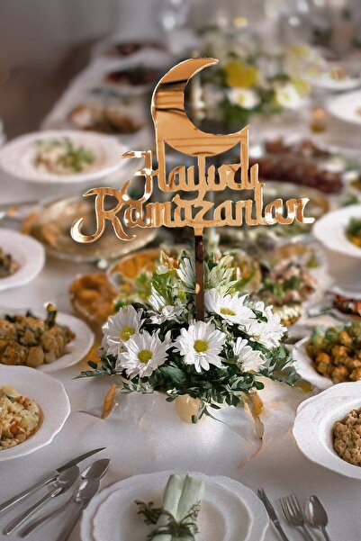 Artikel Hayırlı Ramazanlar, İftar Sofrası , Sahur Sofrası, Ayna Pleksi Pasta ...