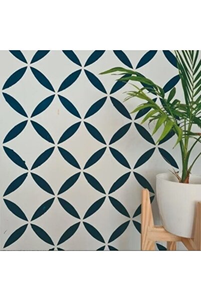 Artikel Geometrik Desenler -2 Stencil Boyama Şablonu 50x70 cm, Duvar Stencil,...