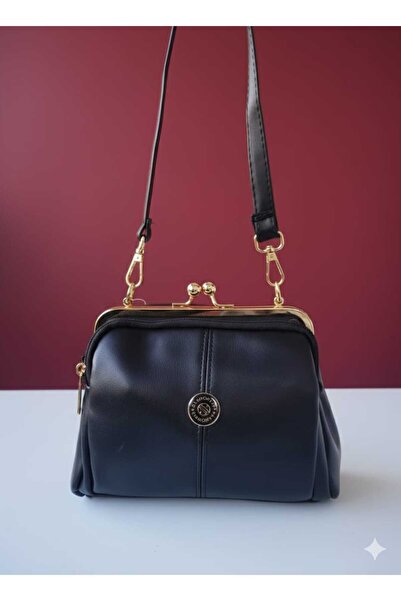 chance butik Klipsli siyah omuz ve Carpraz Canta