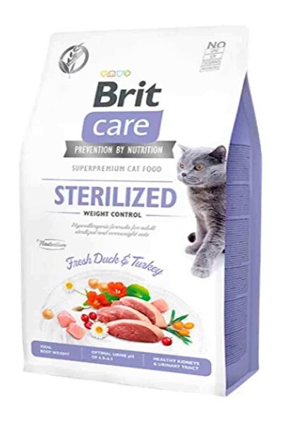 Brit Care Sterilized Weight Control Tahılsız Kısırlaştırılmış Ördekli Kedi Maması 7 Kg