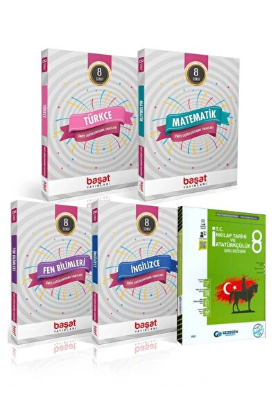 Başat Yayınları 8. Sınıf Başat Türkçe-matematik-fen Bilimleri-ingilizce-inkılap Tarihi Ünite Değerlendirme Sınavları