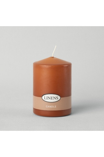 Linens Basic Çap 7 Yükseklik 10 cm Baton Mum Kiremit