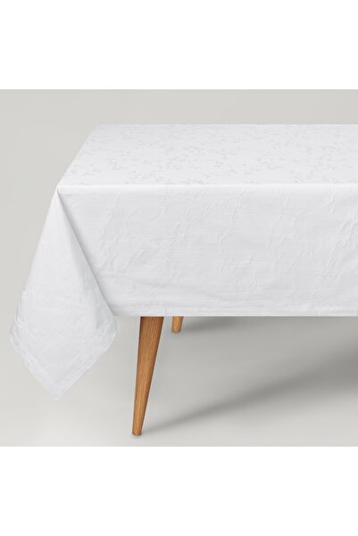 Linens مفرش طاولة من ليميردي مقاس 150×300 سم باللون الأبيض