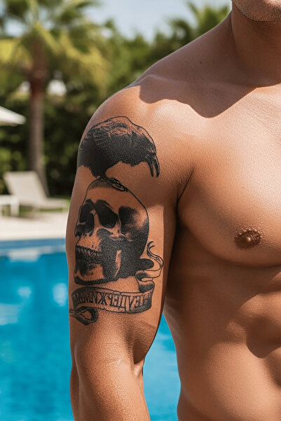 TAKIŞTIR Geçici Kurukafa Dövme Tattoo