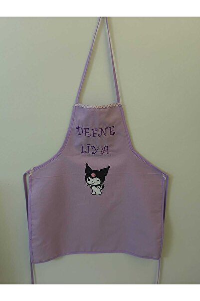 HM POLİSAJ kişiye özel kız çocuk aşçı önlük ve şapka takımı