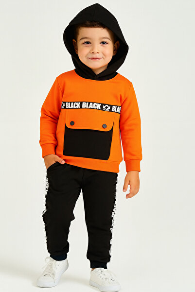 AYLE MODA Kapüşonlu Erkek Çocuk Eşofman Takımı