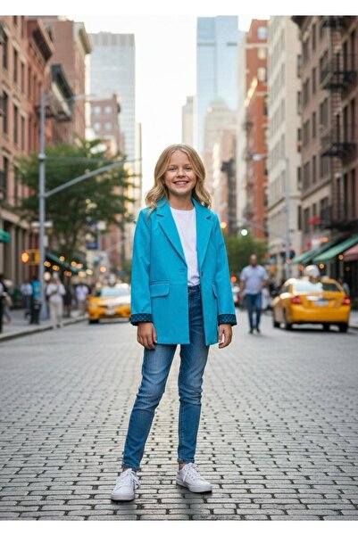 Hilal Akıncı Kids Цветно яке за момиче