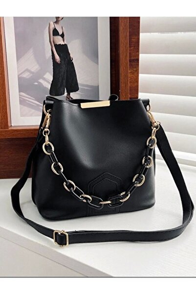 Pemboo Дамска мека кожена ръчна чанта с 3 отделения и чанта за през рамо с ак...