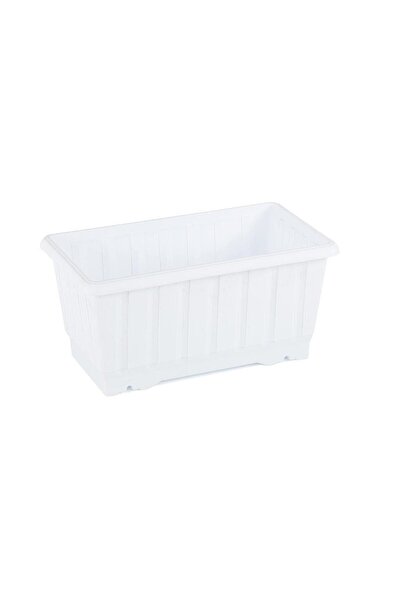 SERİNOVA Küçük Balkon Saksı 4.3 Lt – Dar Alanlar İçin 4.3 Litre Balkon Tipi S...