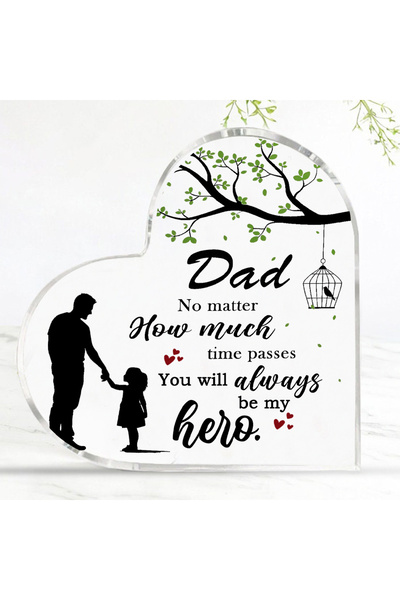 Choice لوحة أكريليك Q76-B هدايا للأب من الابنة، هدية للأب، هدايا عيد ميلاد ال...